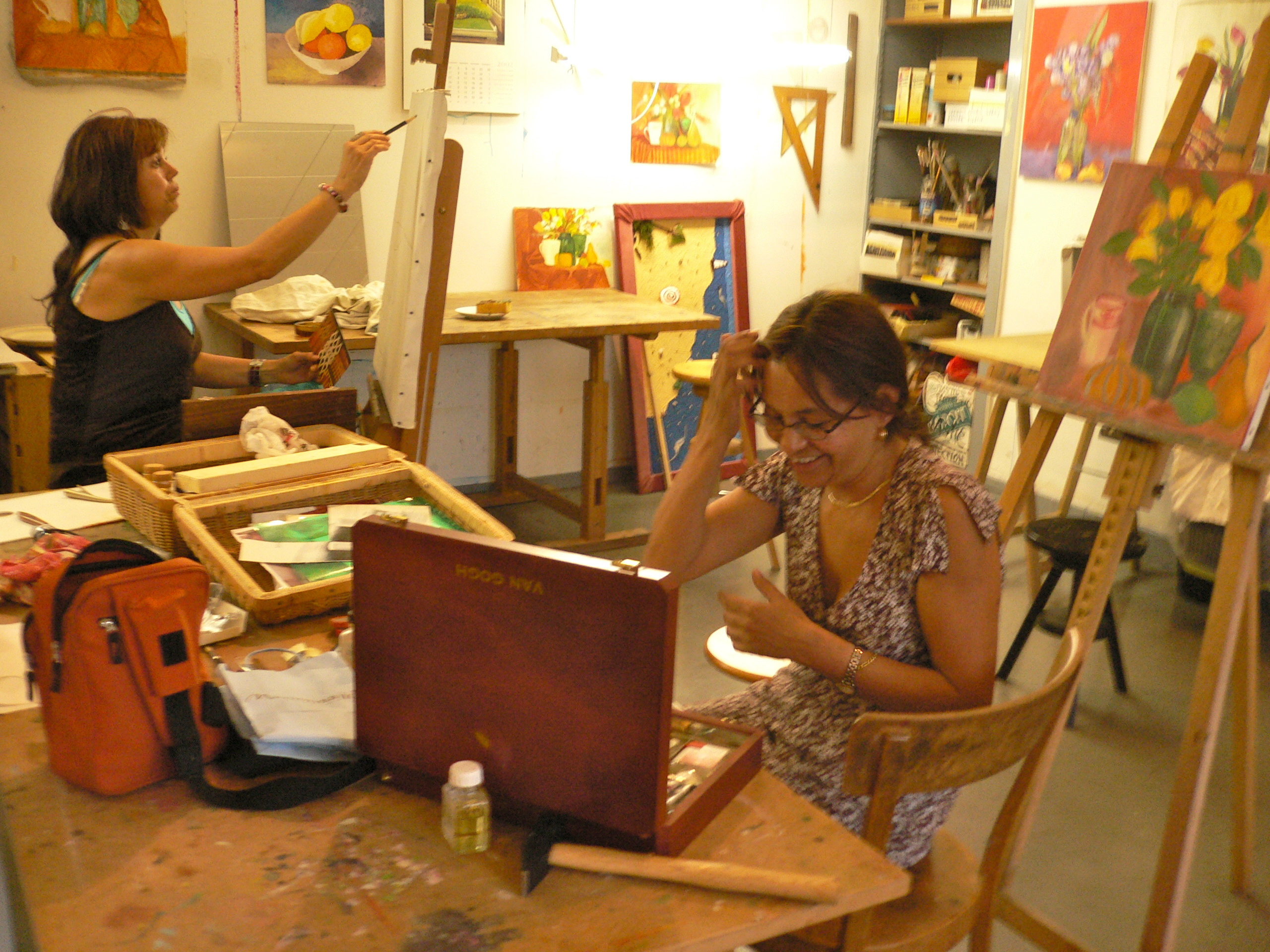 Exposition du Collectif de peinture à l’huile de Pôle Sud