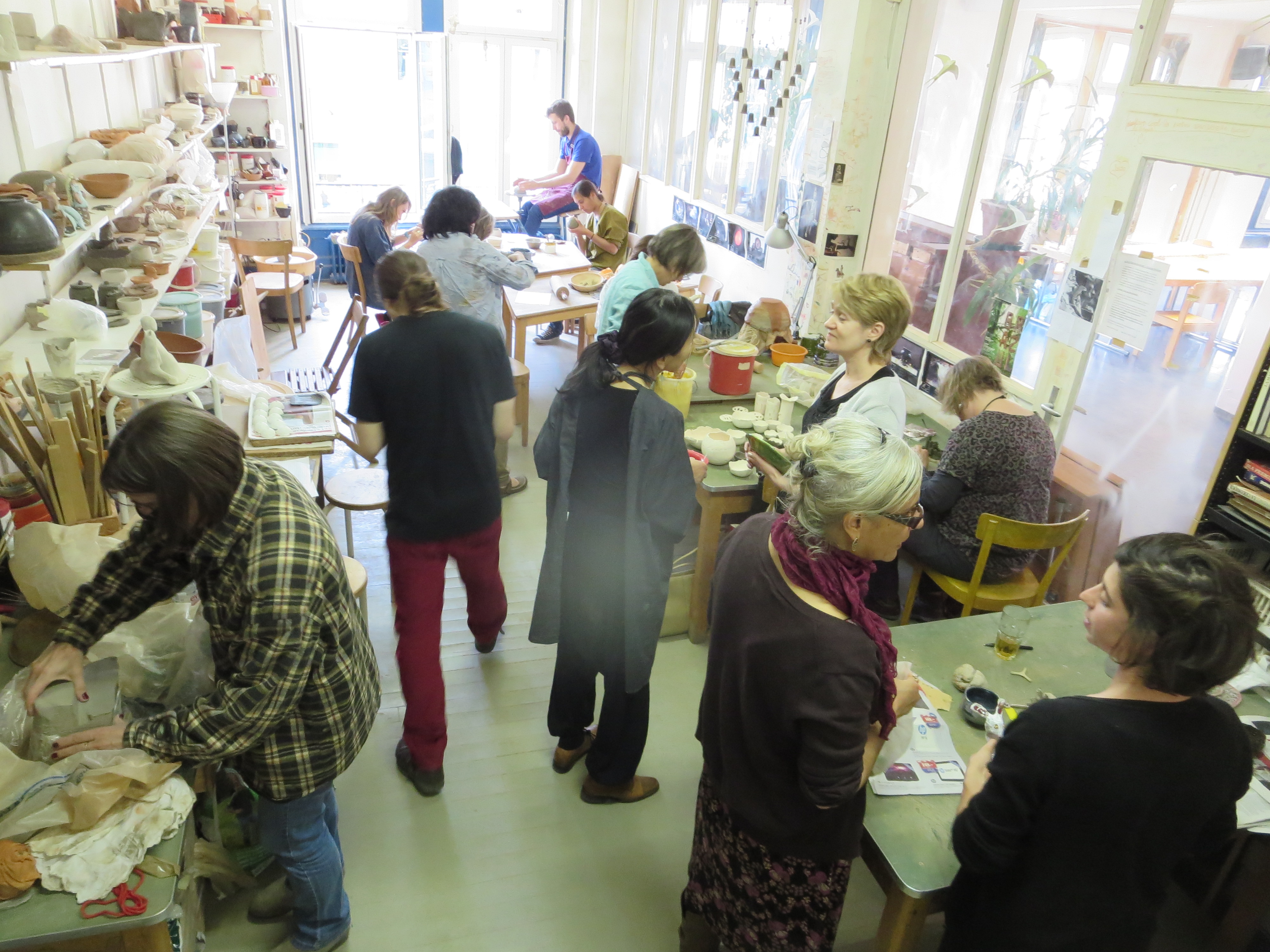 Atelier de poterie pour adultes