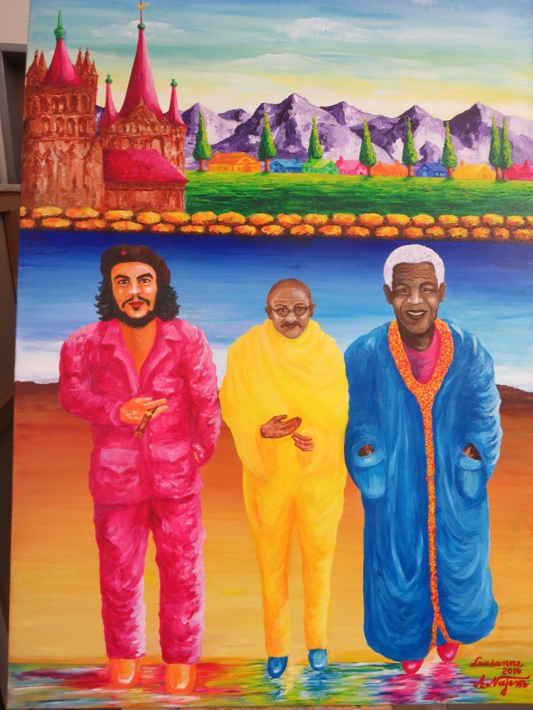 Exposition de peintures de Najem Abdelkader