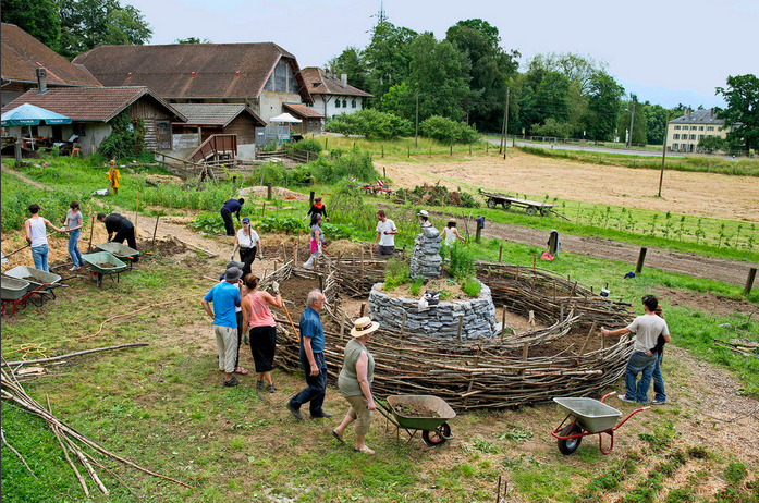Accueil libre au jardin permacole de Rovéréaz
