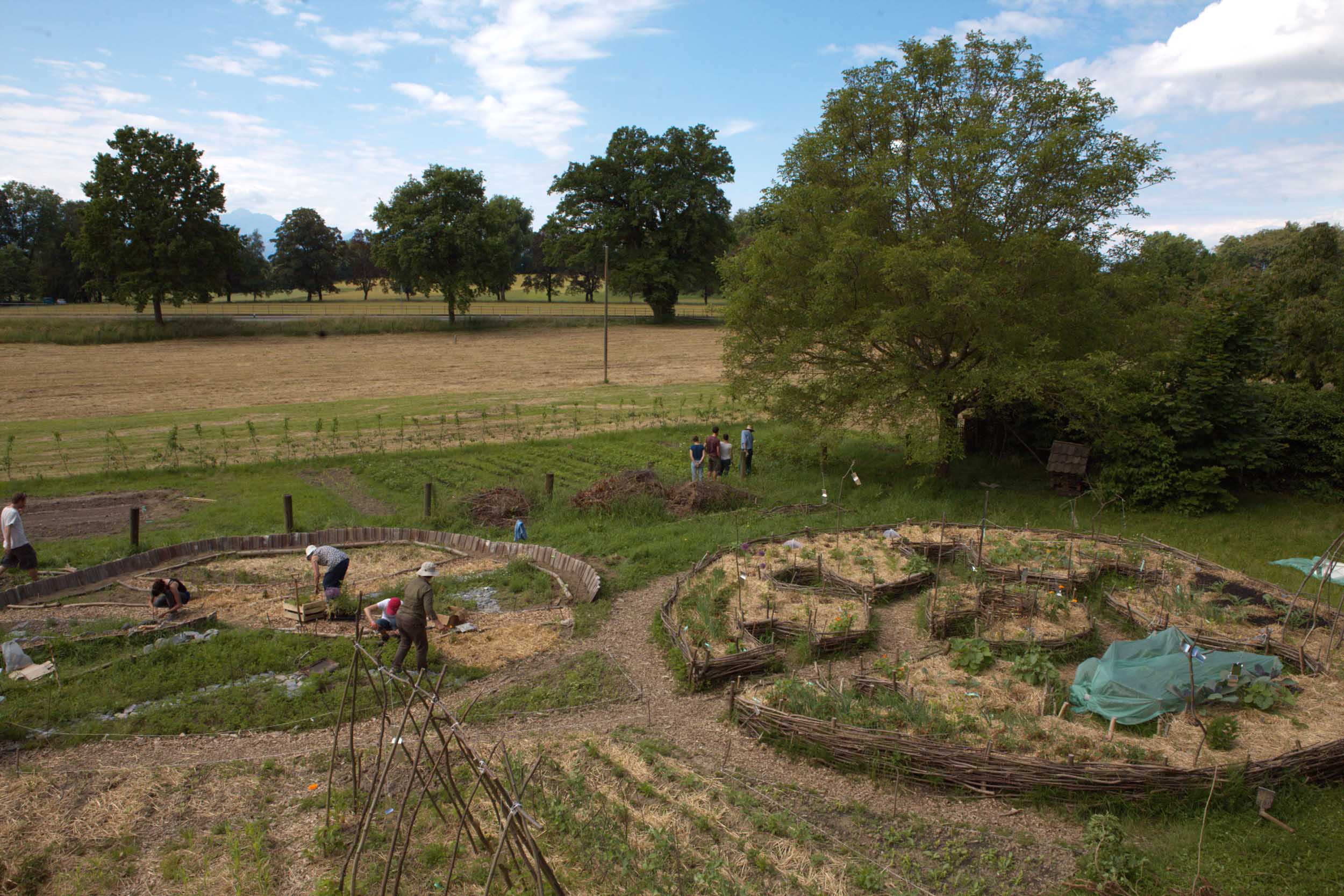 Accueil libre au jardin permacole de Rovéréaz