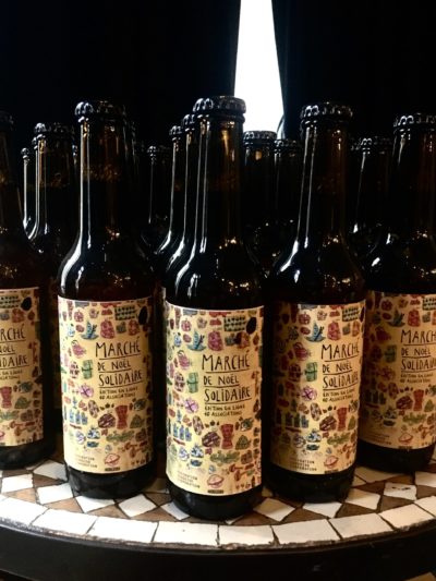 Bière et Affiche de soutien – Marché de Noël Solidaire