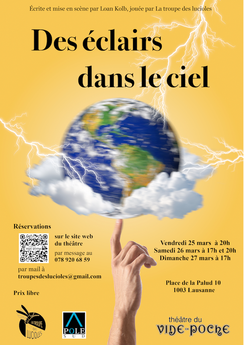 Des éclairs dans le ciel